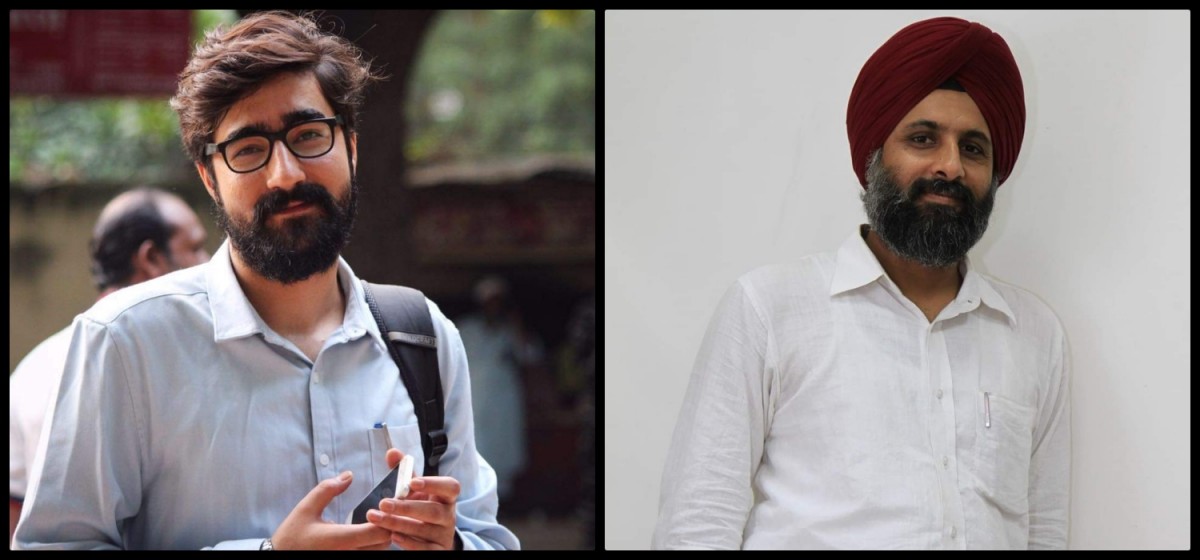 शाहिद तांत्रे और प्रभजीत सिंह. फोटो साभार : कारवां मैगजीन